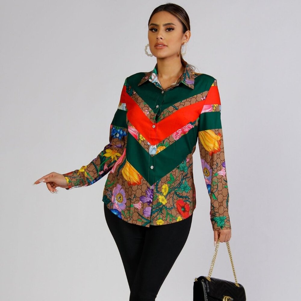 ADALYNN LONG SLEEVE BUTTON DOWN SHIRT